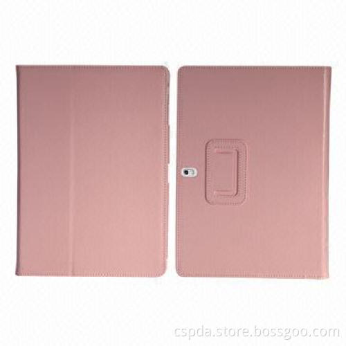 2013 Latest Back Standing PU Tablet PC Cases for Samsung Galaxy Note 10.1 2014 Edition